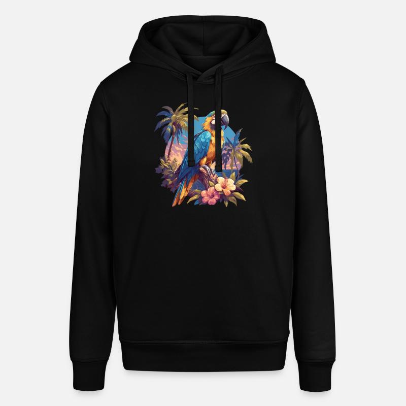 Perroquet Perroquet Perroquet - Sweat à capuche SOUNDER Stanley/Stella Unisexe - noir