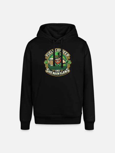 Saint-Patrick : Bière et farce - Sweat à capuche SOUNDER Stanley/Stella Unisexe - noir