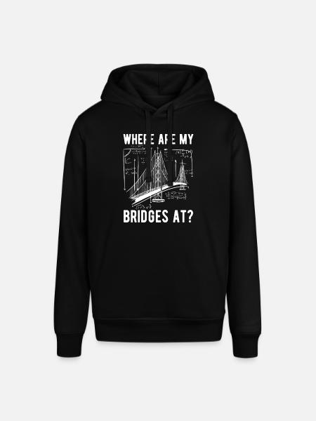Bridge Engineer Bridge Construction - Stanley/Stella SOUNDER Unisex Hoodie - black