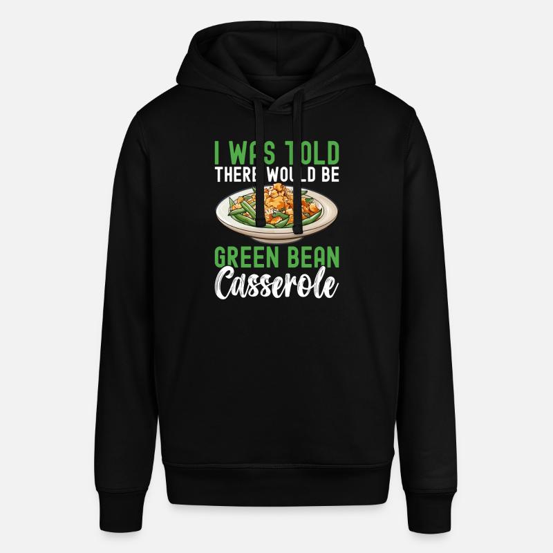 Casserole de haricots verts - Sweat à capuche SOUNDER Stanley/Stella Unisexe - noir