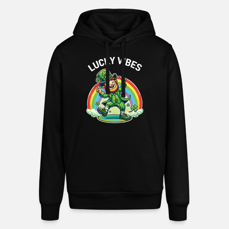 Joyeuses vibrations de la Saint-Patrick - Sweat à capuche SOUNDER Stanley/Stella Unisexe - noir