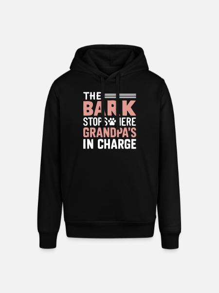 Dog Grandpa Gifts - Stanley/Stella SOUNDER Unisex Hoodie - black