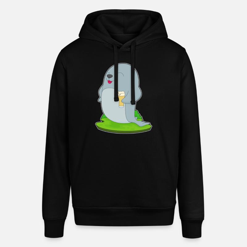 Bière de phoque - Sweat à capuche SOUNDER Stanley/Stella Unisexe - noir