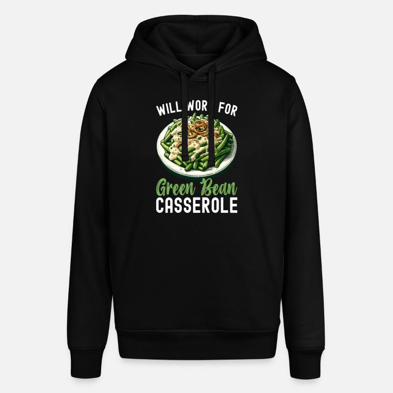 Casserole de haricots verts - Sweat à capuche SOUNDER Stanley/Stella Unisexe - noir