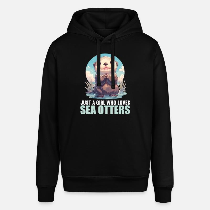 Loutre de mer - Sweat à capuche SOUNDER Stanley/Stella Unisexe - noir