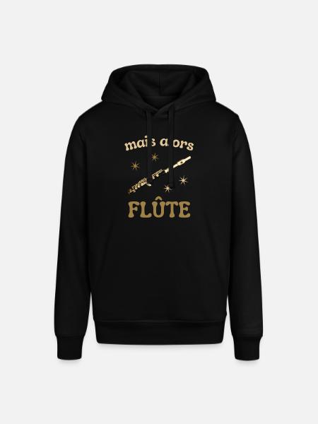 MAIS ALORS FLUTE - Sweat à capuche SOUNDER Stanley/Stella Unisexe - noir