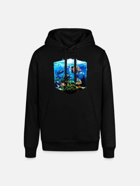 Angelfish - Stanley/Stella SOUNDER Unisex Hoodie - black