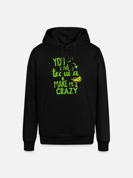Tequila Party Saying Quote - Stanley/Stella SOUNDER Unisex Hoodie - black
