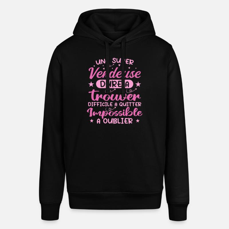 Une Super Vendeuse - Cadeau vendeuse - Sweat à capuche SOUNDER Stanley/Stella Unisexe - noir
