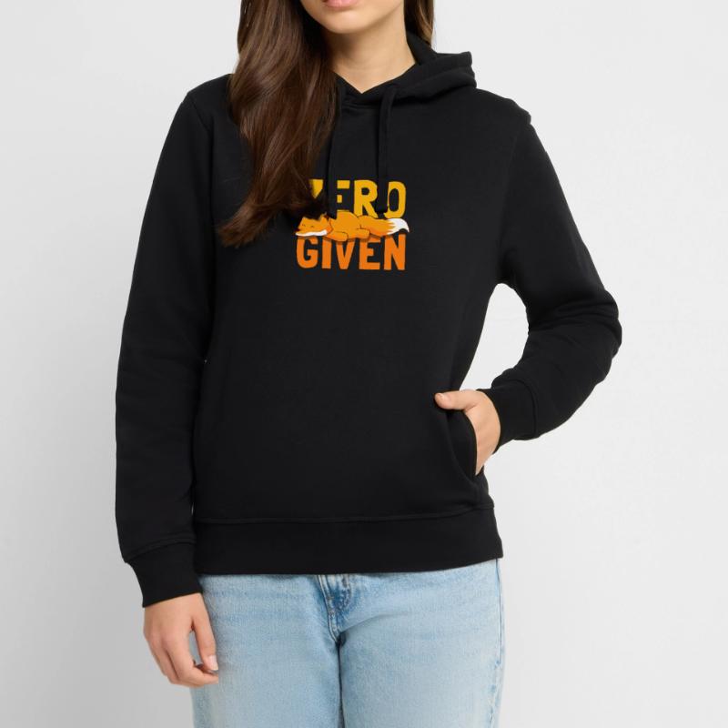 Zero Fox Given funny fox gift Stanley/Stella SOUNDER Unisex Hoodie