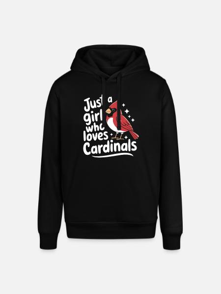 Kardinal Rotkardinal Vogel Roter Kardinal - Stanley/Stella Unisex Hoodie SOUNDER - Schwarz