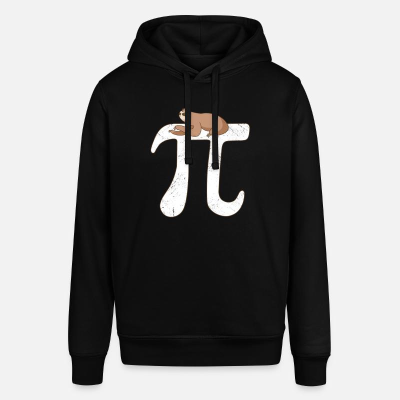 Math Sloth Pi - Stanley/Stella Unisex Hoodie SOUNDER - Schwarz
