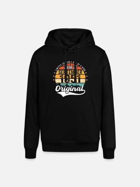 September 1951 Jubilee 1951 September - Stanley/Stella SOUNDER Unisex Hoodie - black