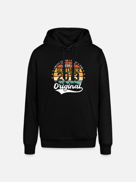 September 2013 Anniversary 2013 September - Stanley/Stella SOUNDER Unisex Hoodie - black