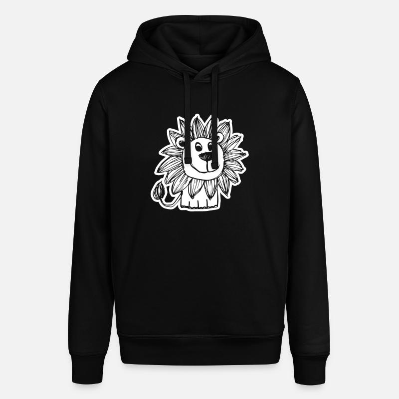 Lion Tête de Lion - Sweat à capuche SOUNDER Stanley/Stella Unisexe - noir