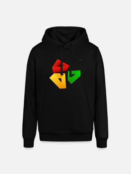 Triangles #2 - playing with geometry - Stanley/Stella SOUNDER Unisex Hoodie - black