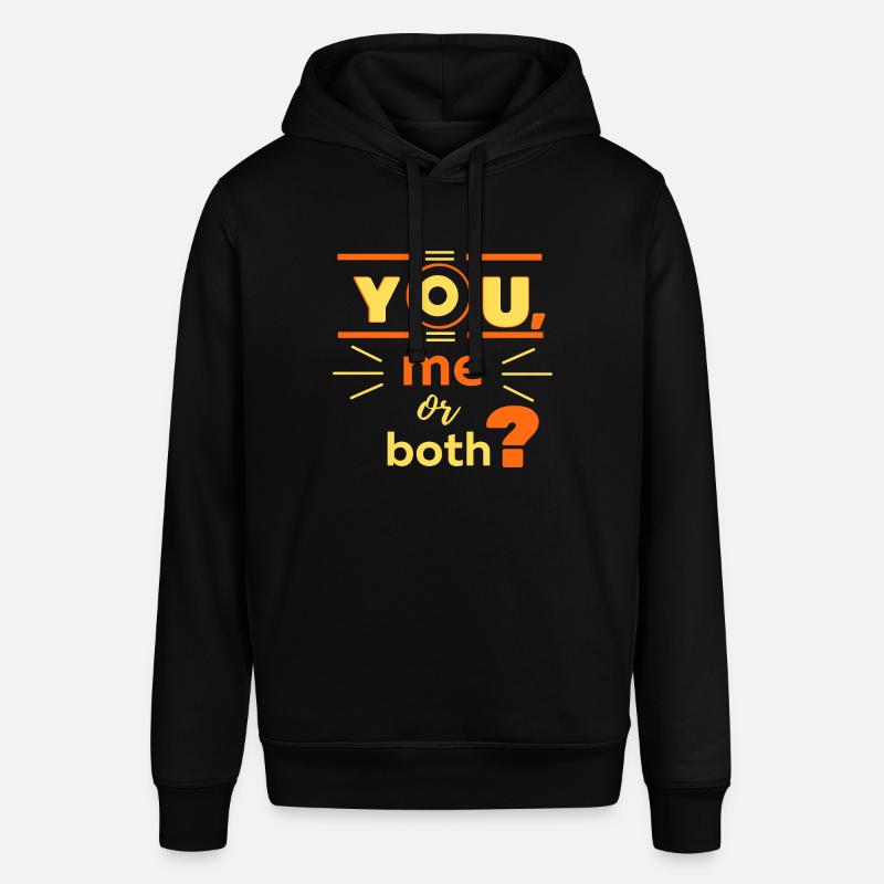 Sie, ich oder beide? - Stanley/Stella Unisex Hoodie SOUNDER - Schwarz