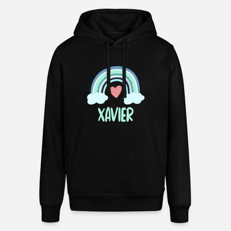 Xavier Nom Rainbow Baby - Sweat à capuche SOUNDER Stanley/Stella Unisexe - noir