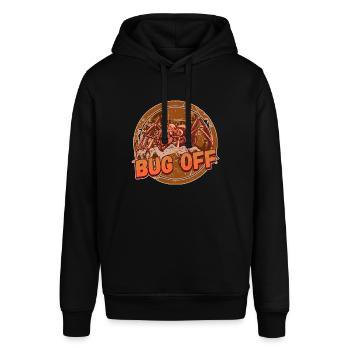 Bug Off Pest Control Exterminator Design for a - Stanley/Stella SOUNDER Unisex Hoodie - black - Front - Alina (178cm) & Michal (187cm)