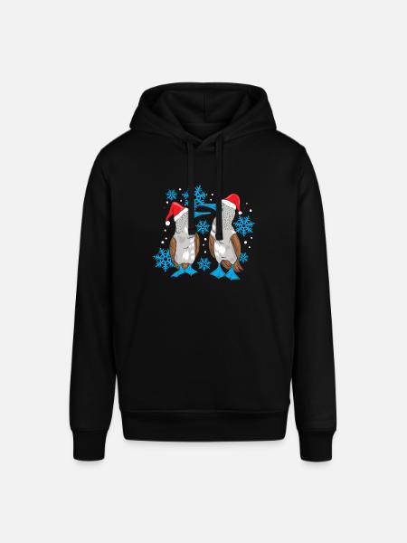 Blue-footed Christmas - Stanley/Stella SOUNDER Unisex Hoodie - black