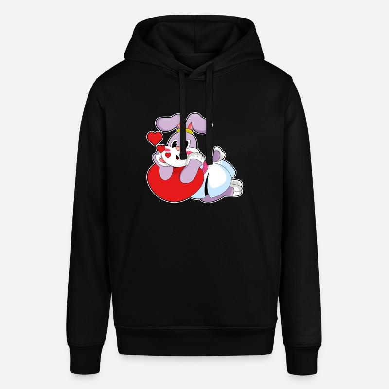 Mariage Rabbit Bride Heart - Sweat à capuche SOUNDER Stanley/Stella Unisexe - noir