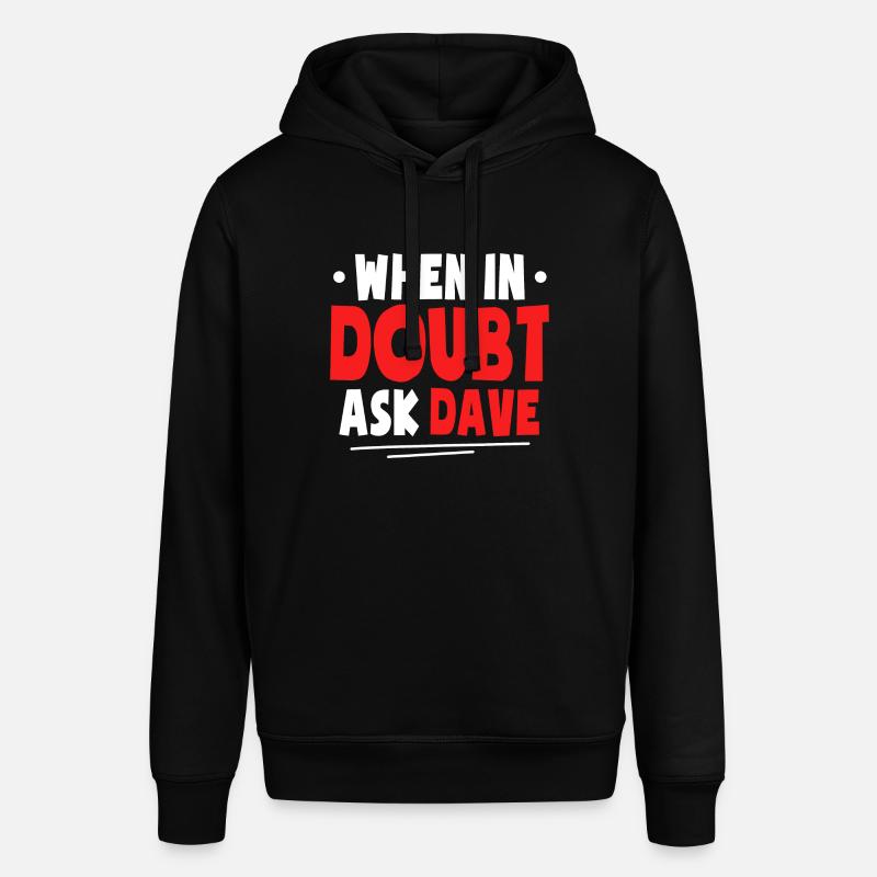 Drôle de chemise Dave - Sweat à capuche SOUNDER Stanley/Stella Unisexe - noir