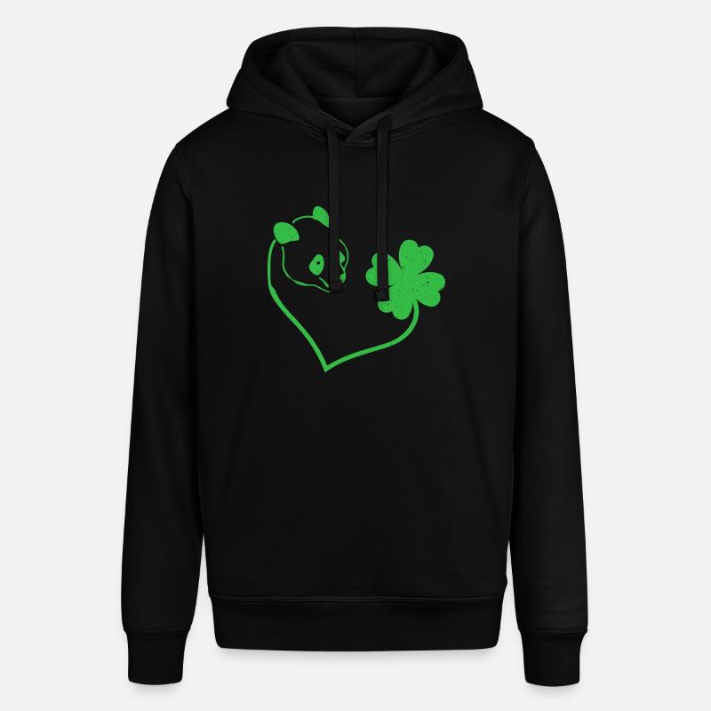 Panda Cloverleaf Coeur Cloverleaf - Sweat à capuche SOUNDER Stanley/Stella Unisexe - noir