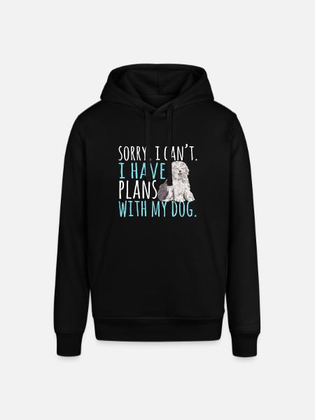 Old English Sheepdog Sheepie Bobtail - Stanley/Stella SOUNDER Unisex Hoodie - black