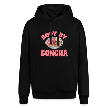 Concha Hispanic Mexikanisch Pan Dulce - Stanley/Stella Unisex Hoodie SOUNDER - Schwarz - Vorne - Alina (178cm) & Michal (187cm)
