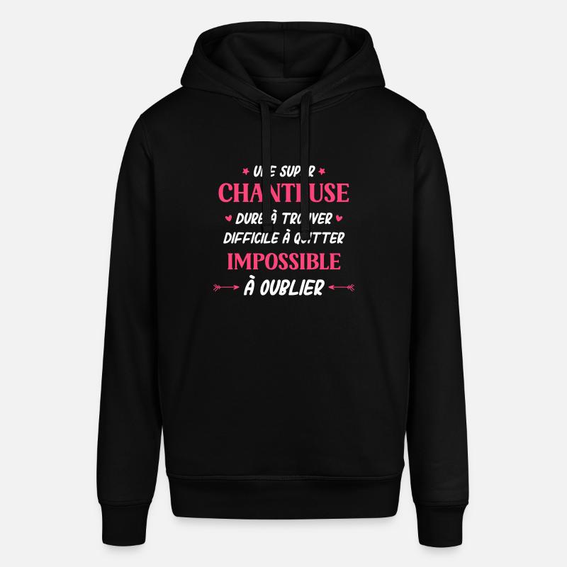 Super chanteuse - Sweat à capuche SOUNDER Stanley/Stella Unisexe - noir