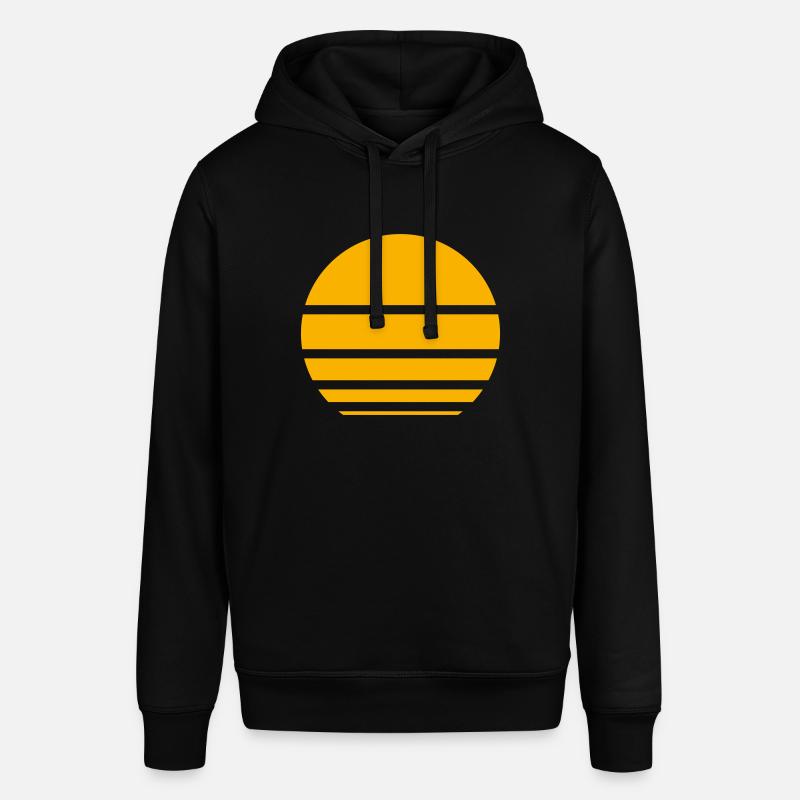 Pattern frame sun - Stanley/Stella SOUNDER Unisex Hoodie - black