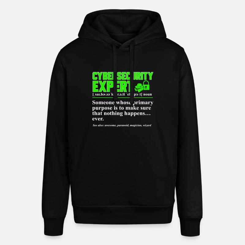 Cybersecurity Hackers IT Security - Stanley/Stella SOUNDER Unisex Hoodie - black