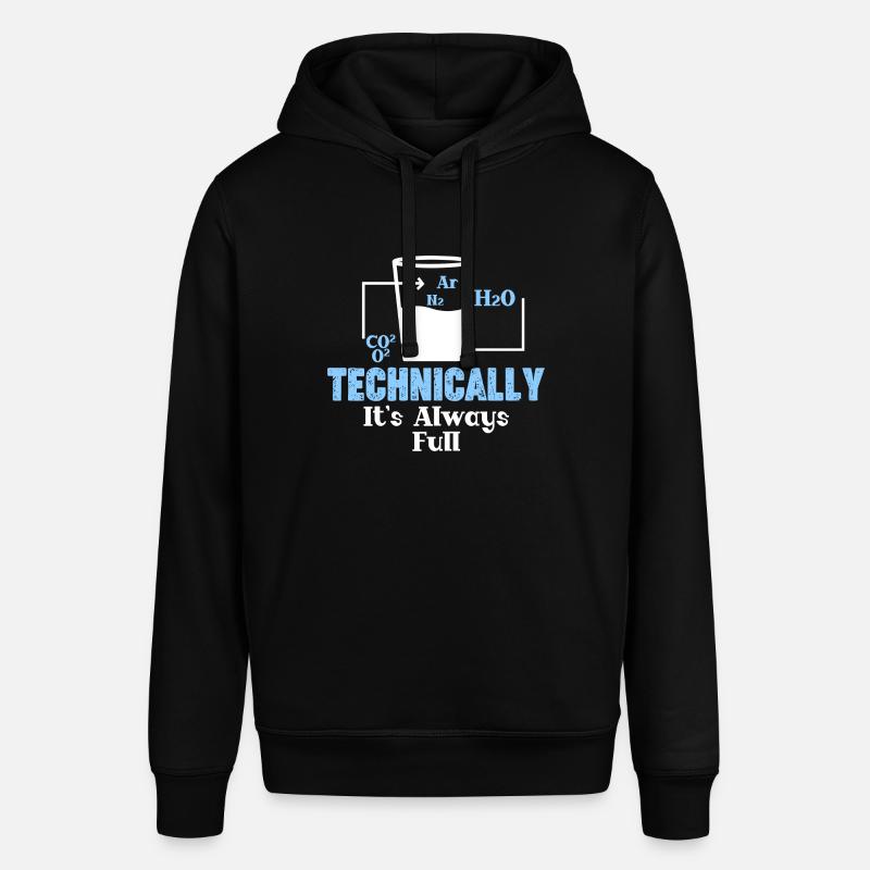 Technically, it's always crowded - - Stanley/Stella SOUNDER Unisex Hoodie - black