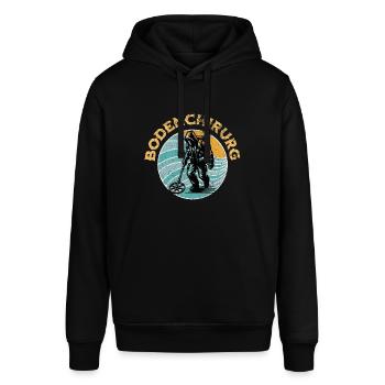 Sondeln Metalldetektor - Stanley/Stella Unisex Hoodie SOUNDER - Schwarz - Vorne - Alina (178cm) & Michal (187cm)