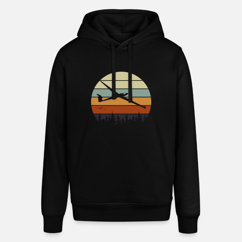 Planeur planeur cadeau - Sweat à capuche SOUNDER Stanley/Stella Unisexe - noir