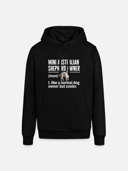 Miniature Australian Shepherd - Stanley/Stella SOUNDER Unisex Hoodie - black