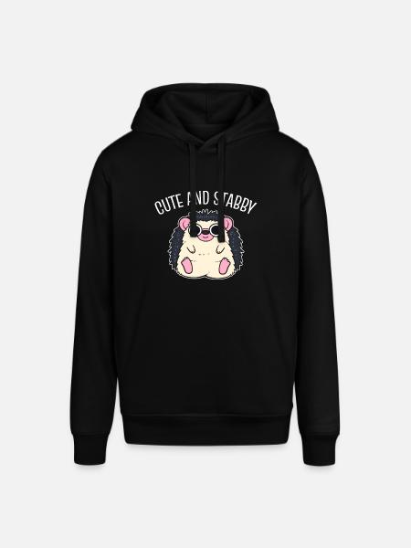 Netter Igel Tierpfleger - Stanley/Stella Unisex Hoodie SOUNDER - Schwarz