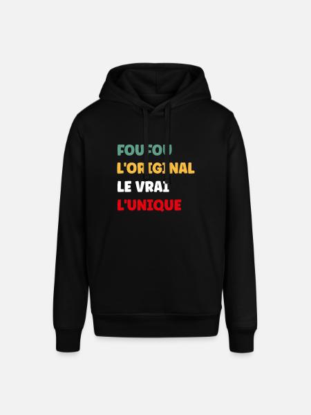 foufou - Sweat à capuche SOUNDER Stanley/Stella Unisexe - noir