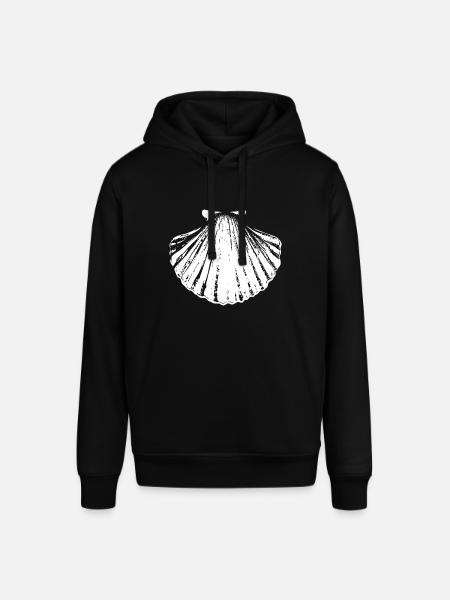 Camino - Scallop - Pilgrimage - Santiago - Stanley/Stella SOUNDER Unisex Hoodie - black