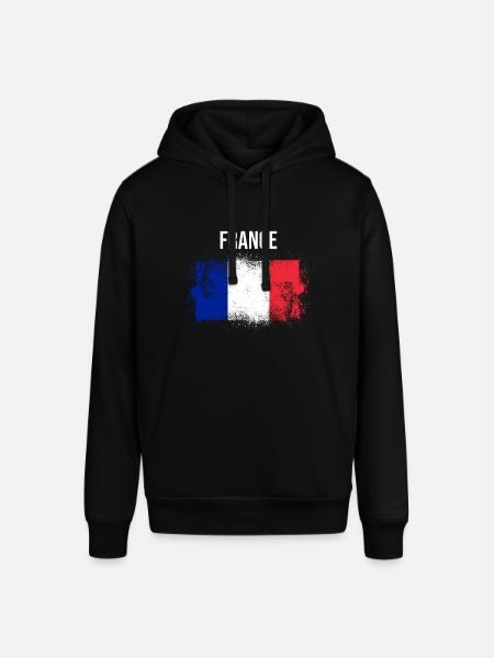 Frankreich - Stanley/Stella Unisex Hoodie SOUNDER - Schwarz