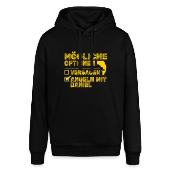 Daniel Daniel - Stanley/Stella SOUNDER Unisex Hoodie - black - Front - Alina (178cm) & Michal (187cm)