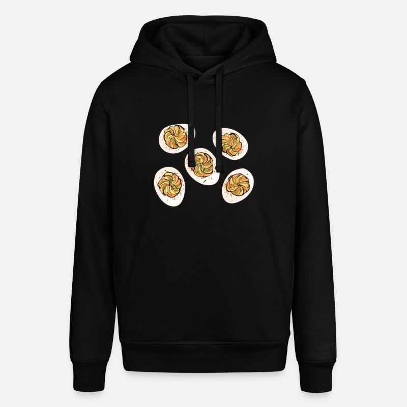 Stuffed Eggs Deviled Eggs - Stanley/Stella SOUNDER Unisex Hoodie - black