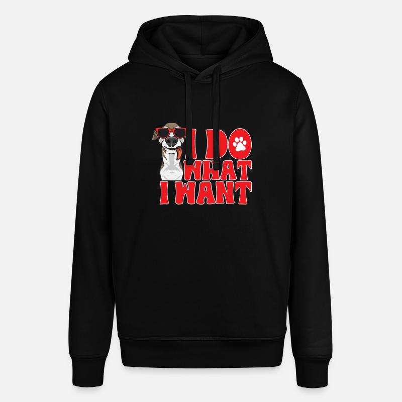 Lévrier italien Greyhound Chiens - Sweat à capuche SOUNDER Stanley/Stella Unisexe - noir