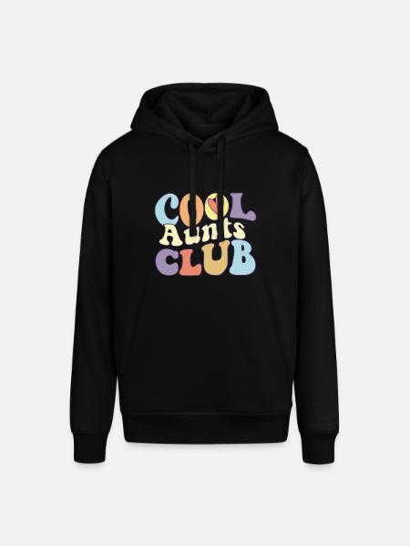 Cool Aunts Club Beste stolte tante noensinne - Stanley/Stella SOUNDER økologisk unisex-hettegenser - svart