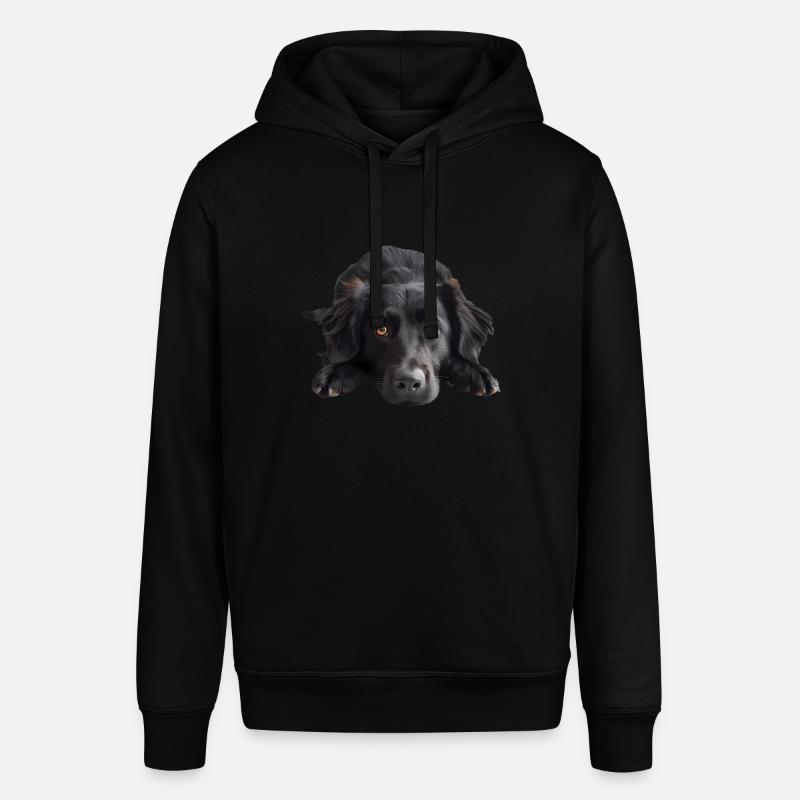Retriever à poil plat - Sweat à capuche SOUNDER Stanley/Stella Unisexe - noir