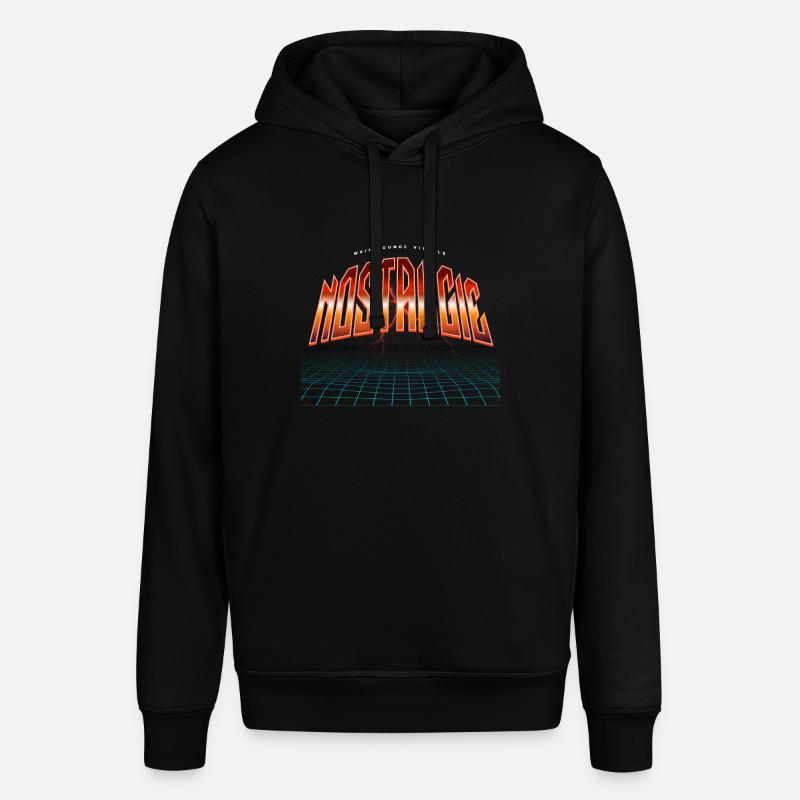 Nostalgie Neon Synthwave - Sweat à capuche SOUNDER Stanley/Stella Unisexe - noir