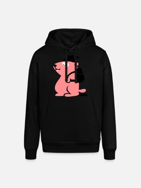 marmotte - Sweat à capuche SOUNDER Stanley/Stella Unisexe - noir