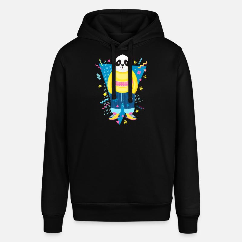 Cool 90s Style Panda - Sweat à capuche SOUNDER Stanley/Stella Unisexe - noir