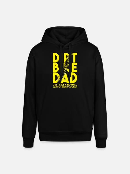 Dirt Bike Dad Shirt - Gave - Stanley/Stella SOUNDER unisex hoodie - sort