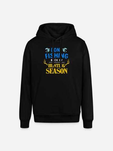 Fishing and hunting gift idea - Stanley/Stella SOUNDER Unisex Hoodie - black